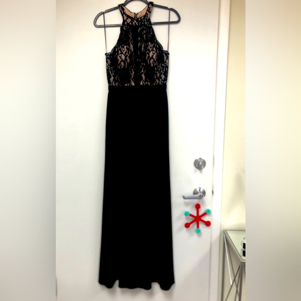 Long beautiful black dress